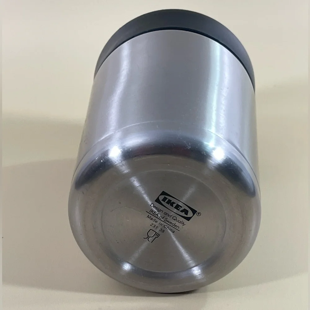 Ikea Stainless Steel Vacuum Food Container 17 Oz